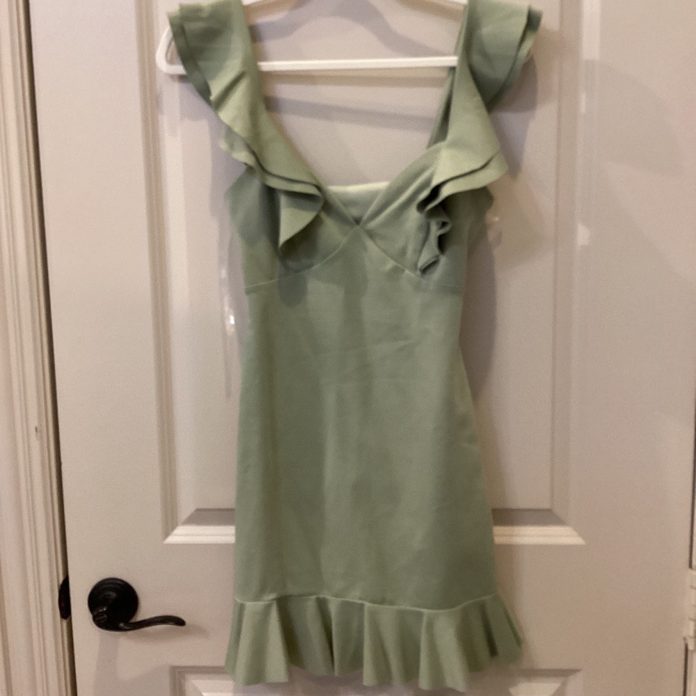 Ruffle mini dress